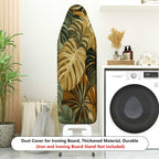 1-Piece Tropical Jungle Plant Style  Ironing Board Cover, Universal Size, Without Board