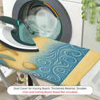 1-Piece Ocean Turtle Starfish Beach  Ironing Board Cover, Universal Size, Without Board