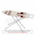 1-Piece Christmas Reindeer Snowflakes  Ironing Board Cover, Universal Size, Without Board