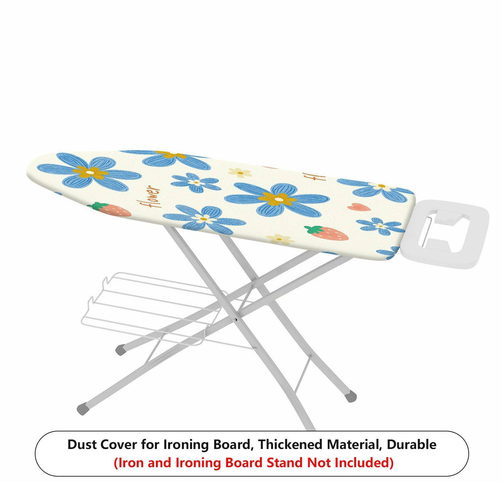 1-Piece Flower Strawberry Pattern  Ironing Board Cover, Universal Size, Without Board