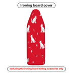 1-Piece Cat Paw Red Cute  Ironing Board Cover, Universal Size, Without Board