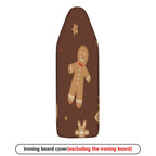 1-Piece Gingerbread Star Christmas  Ironing Board Cover, Universal Size, Without Board