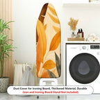 1-Piece Autumn Leaves Tropical Plants Botanical  Ironing Board Cover, Universal Size, Without Board