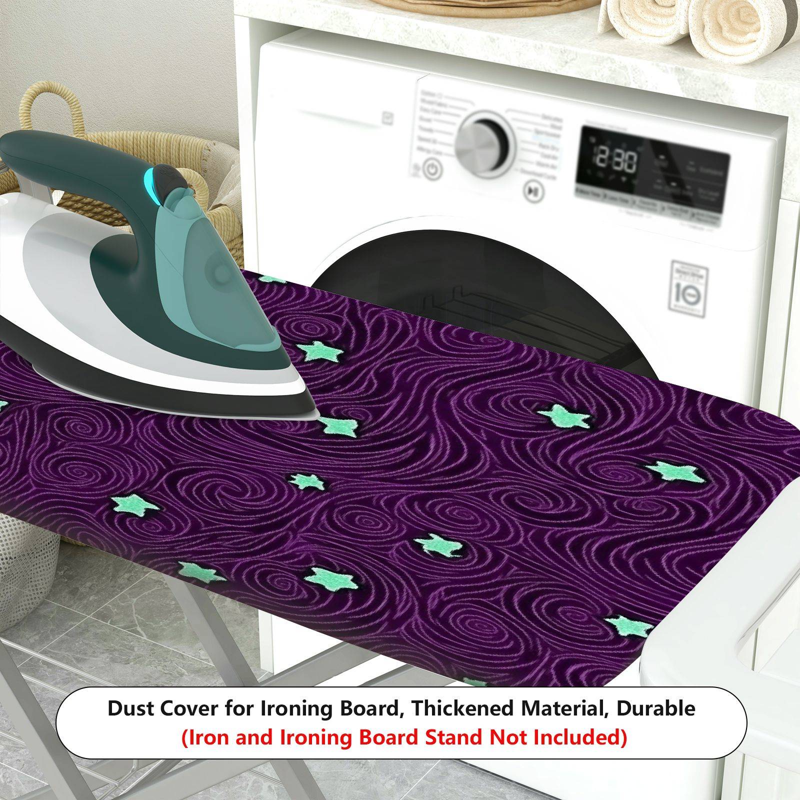 1-Piece Star Swirl Night  Ironing Board Cover, Universal Size, Without Board