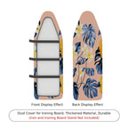 1-Piece Floral Tropical Leaves Yellow  Ironing Board Cover, Universal Size, Without Board