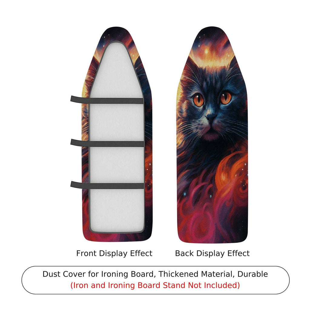 1-Piece Cat Galaxy Stars  Ironing Board Cover, Universal Size, Without Board