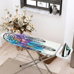 1-Piece Dreamcatcher Colorful Feather Pattern  Ironing Board Cover, Universal Size, Without Board