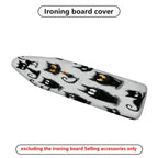 1-Piece Quirky Halloween Black Cats  Ironing Board Cover, Universal Size, Without Board
