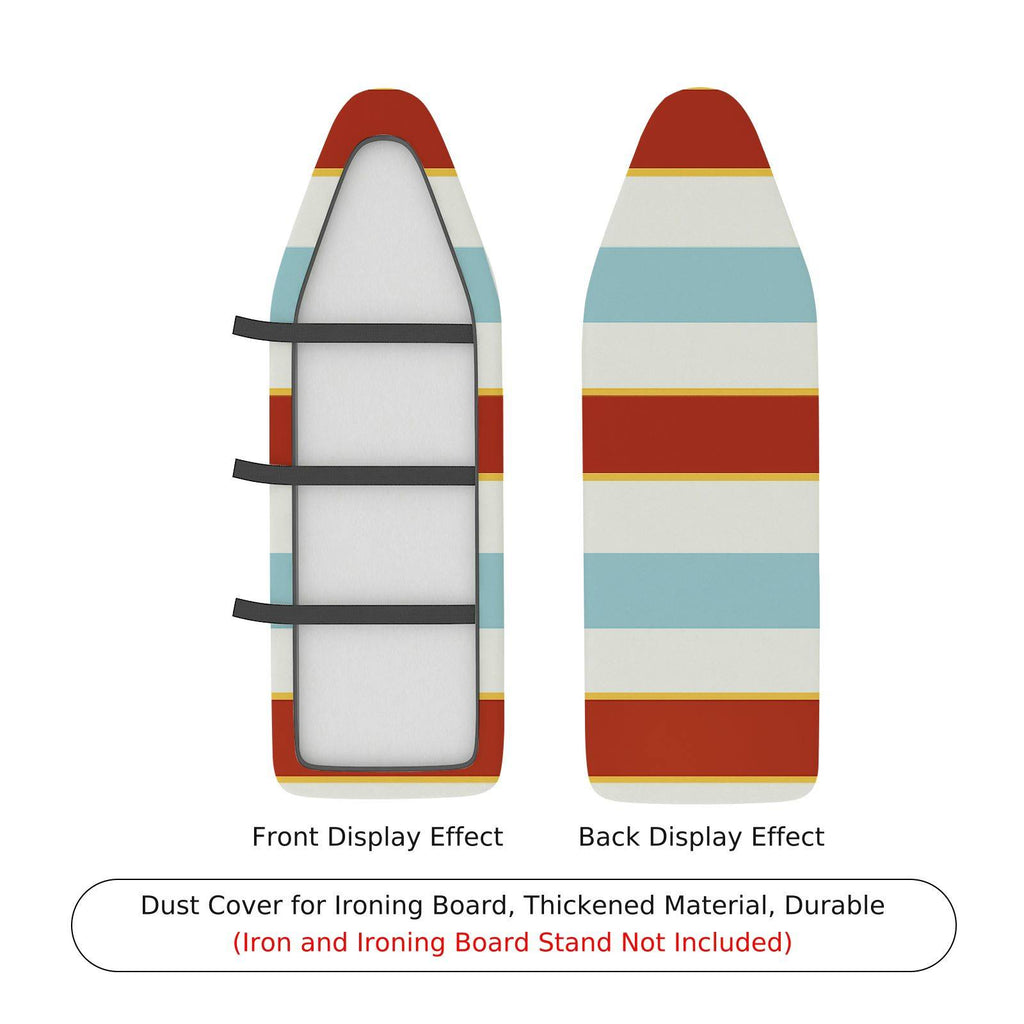 1-Piece Striped Colorful Soft  Ironing Board Cover, Universal Size, Without Board