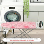 1-Piece Pink Star Pattern Stylish Decorative  Ironing Board Cover, Universal Size, Without Board