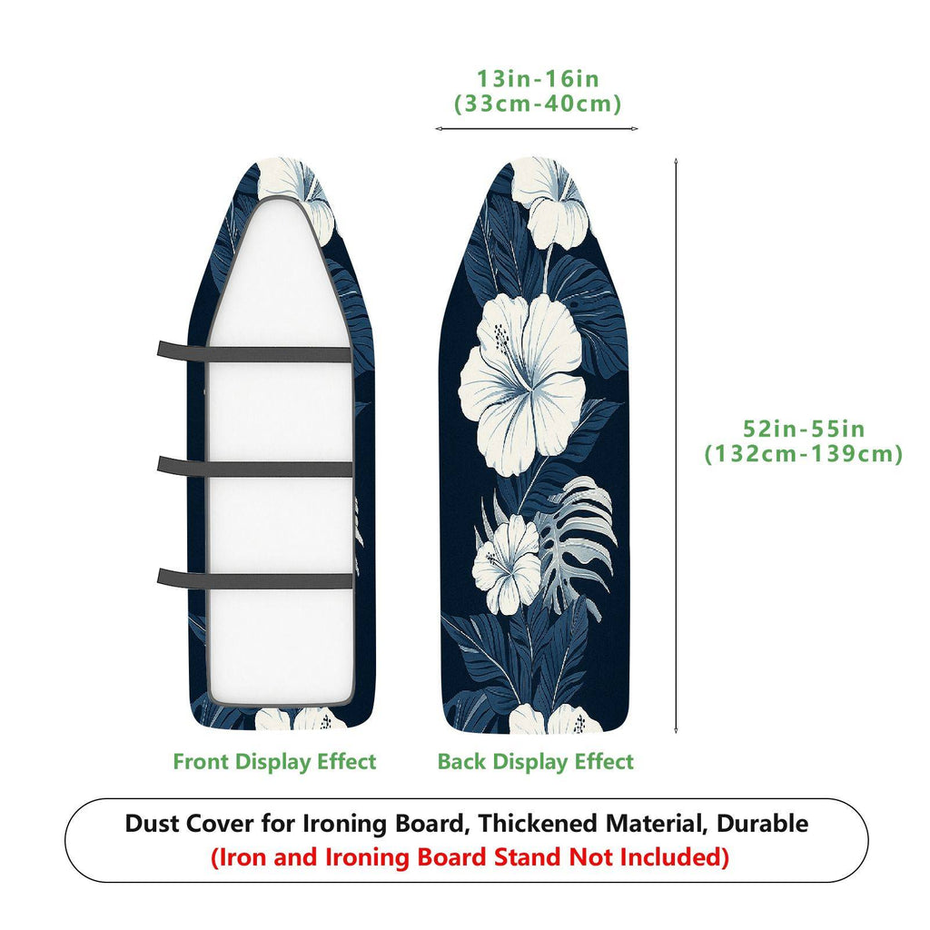 1-Piece Floral Tropical Leaf  Ironing Board Cover, Universal Size, Without Board