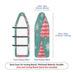 1-Piece Christmas Tree Snowflake Winter  Ironing Board Cover, Universal Size, Without Board