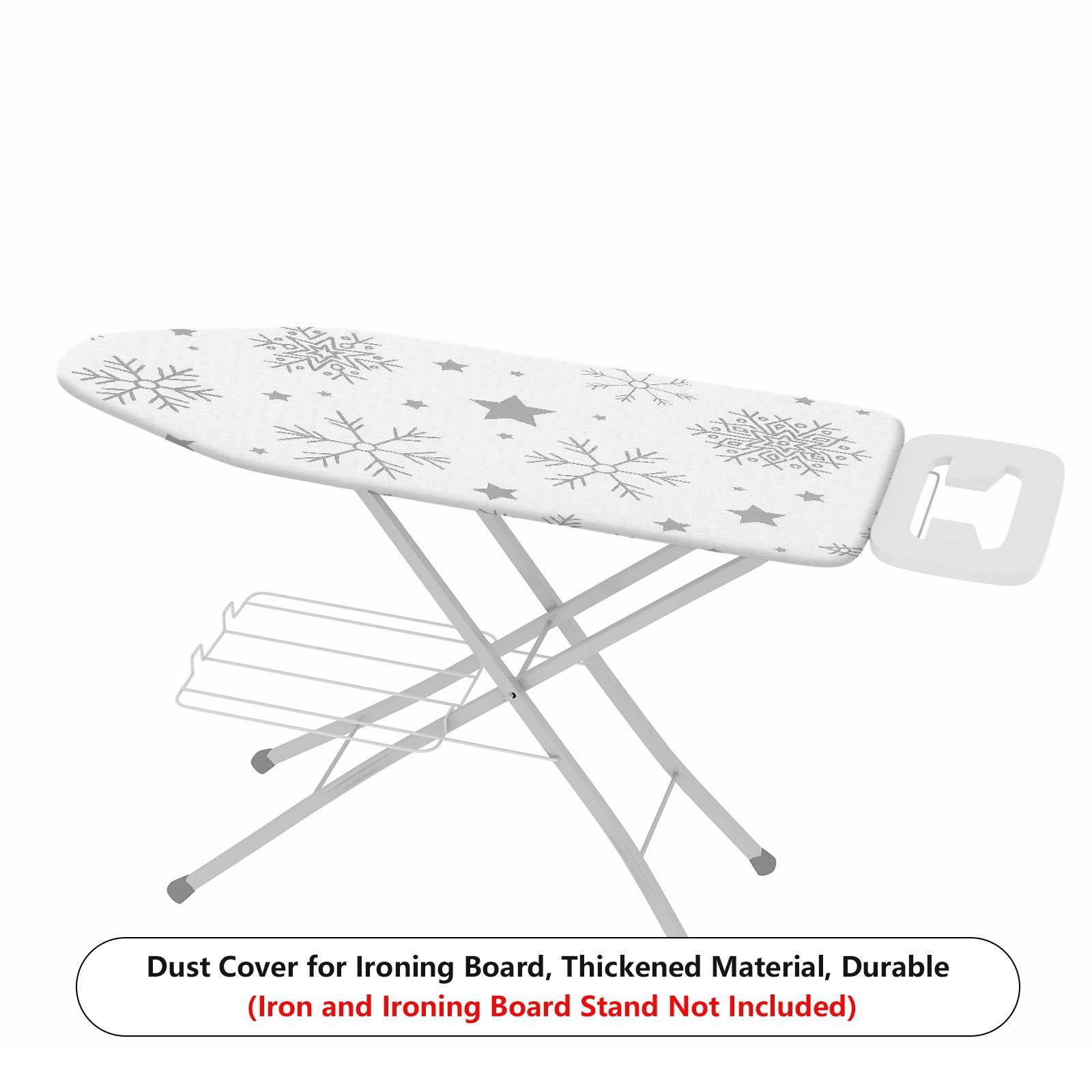 1-Piece Snowflake Star Pattern Winter  Ironing Board Cover, Universal Size, Without Board