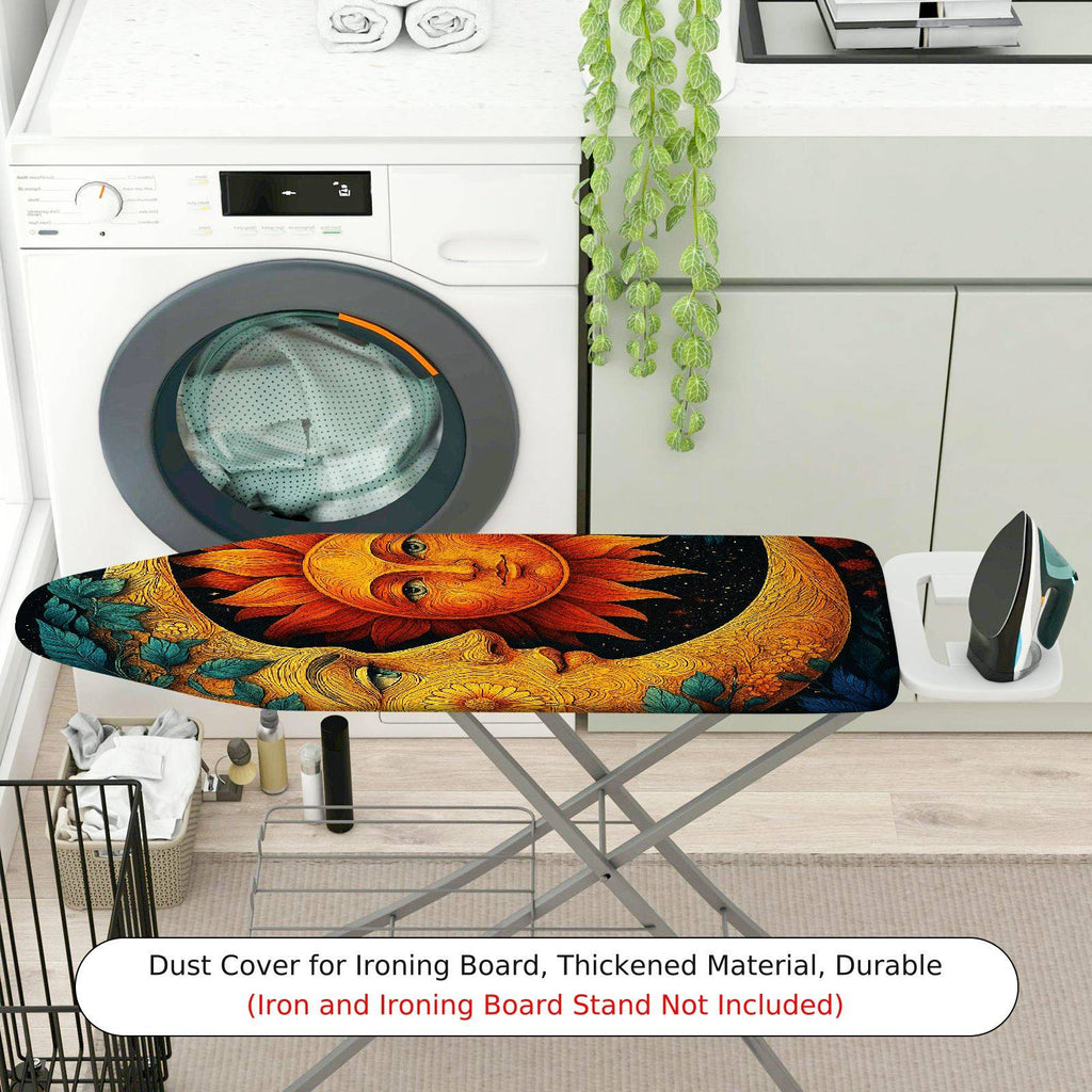 1-Piece Sun Moon Star  Ironing Board Cover, Universal Size, Without Board
