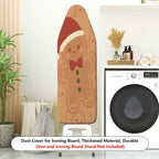 1-Piece Christmas Gingerbread Santa  Ironing Board Cover, Universal Size, Without Board