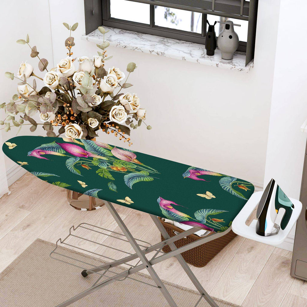 1-Piece Floral Tropical Nature  Ironing Board Cover, Universal Size, Without Board