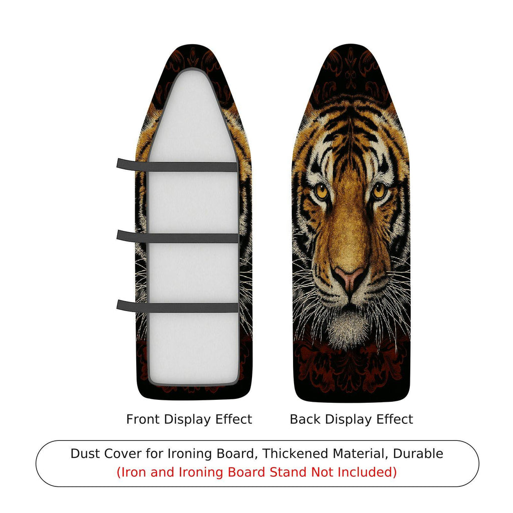 1-Piece Tiger Animal Wildlife  Ironing Board Cover, Universal Size, Without Board