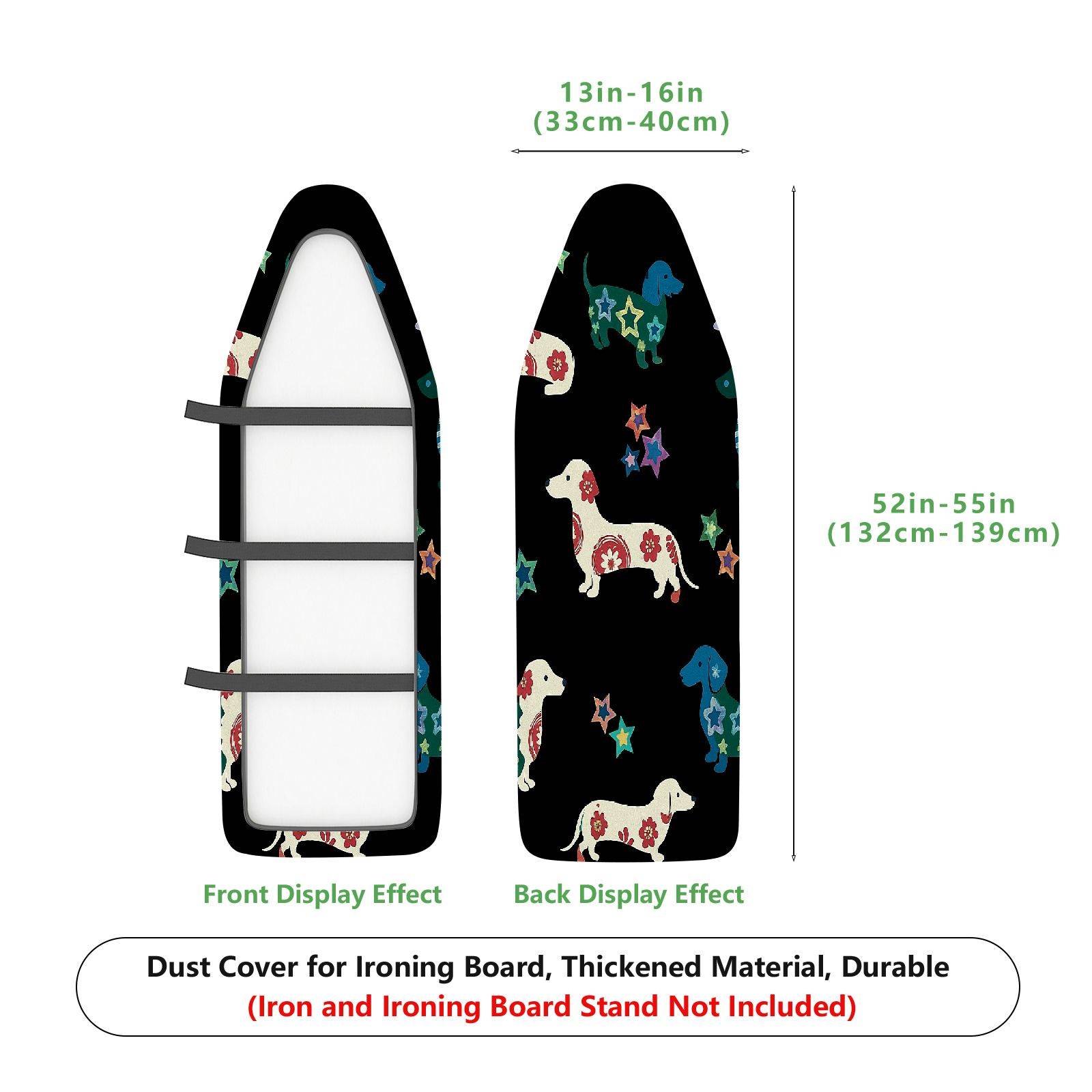 1-Piece Dog Star Print  Ironing Board Cover, Universal Size, Without Board