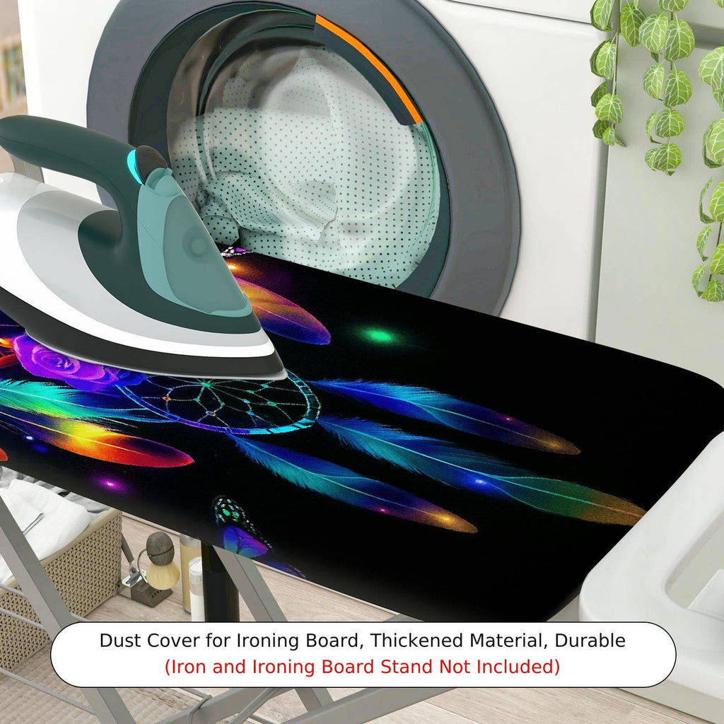 1-Piece Dreamcatcher Butterfly Colorful  Ironing Board Cover, Universal Size, Without Board