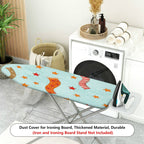 1-Piece Stars Ribbons Pattern Colorful  Ironing Board Cover, Universal Size, Without Board