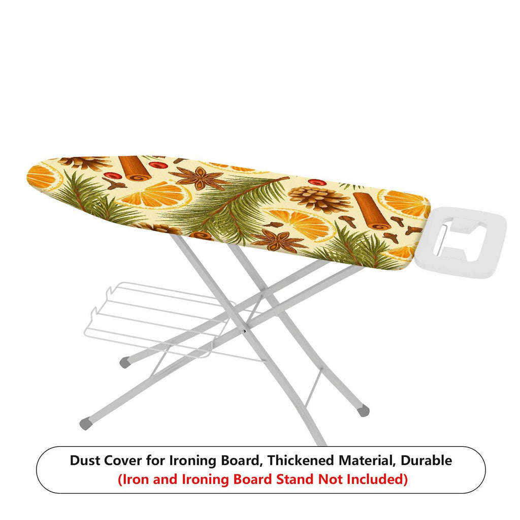 1-Piece Pine Cone Orange Star Anise  Ironing Board Cover, Universal Size, Without Board