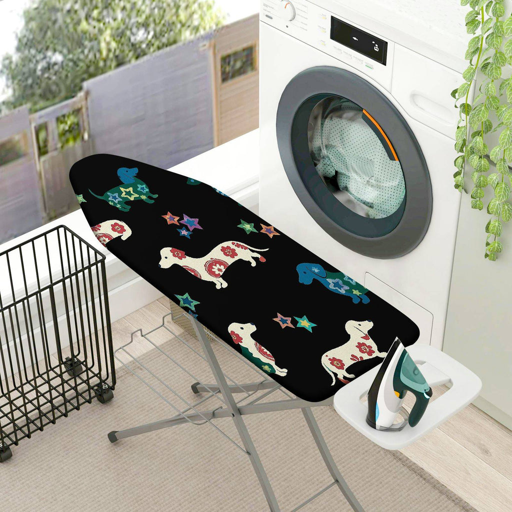 1-Piece Dog Star Print  Ironing Board Cover, Universal Size, Without Board