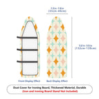 1-Piece Geometric Pattern Retro Style Pastel Colors  Ironing Board Cover, Universal Size, Without Board