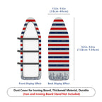 1-Piece American Stars Stripes City  Ironing Board Cover, Universal Size, Without Board