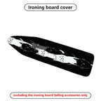 1-Piece Cat Black White  Ironing Board Cover, Universal Size, Without Board