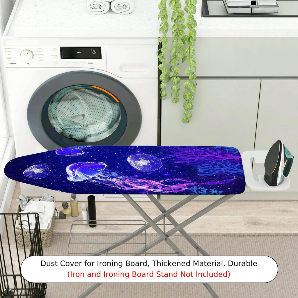 1-Piece Jellyfish Ocean Starry  Ironing Board Cover, Universal Size, Without Board