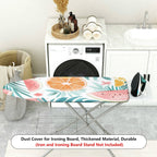 1-Piece Tropical Fruit Paradise Floral Pattern  Ironing Board Cover, Universal Size, Without Board