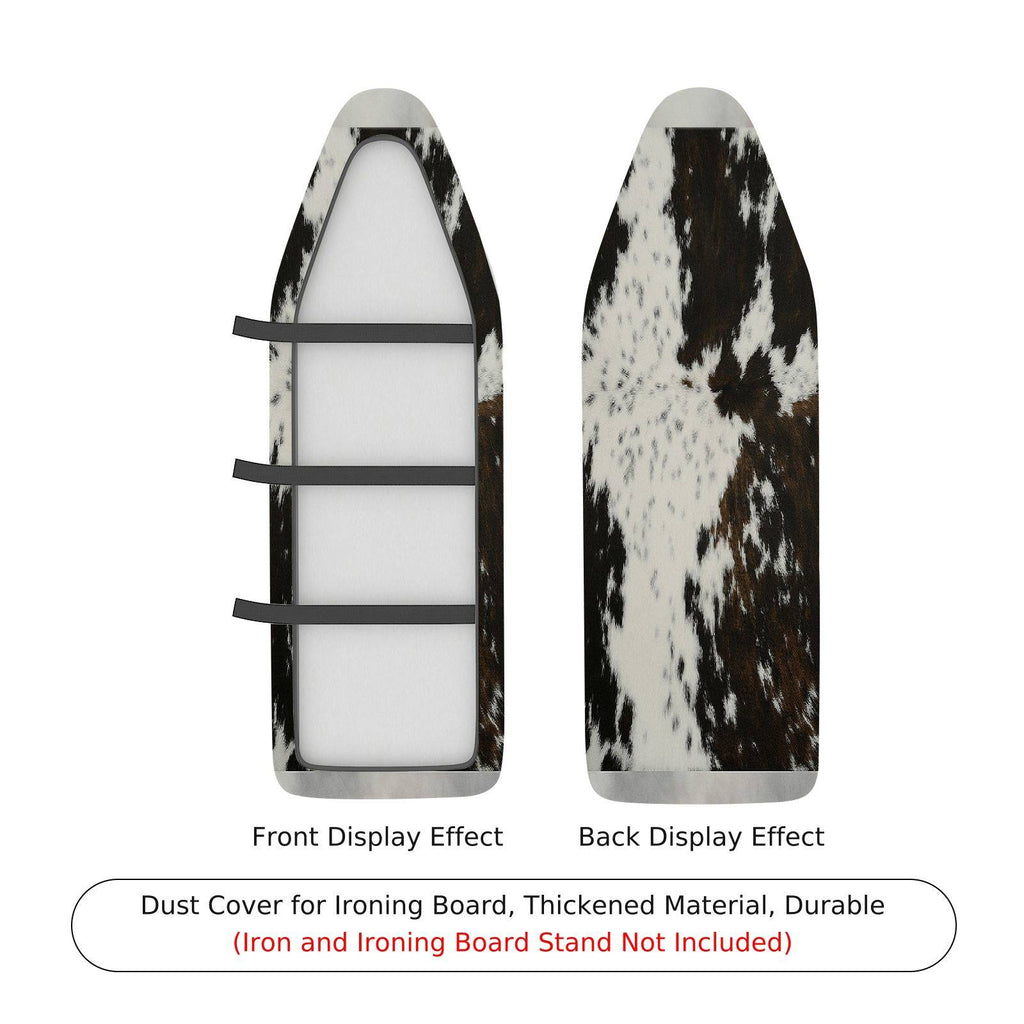1-Piece Animal Print Faux Fur Black And White  Ironing Board Cover, Universal Size, Without Board