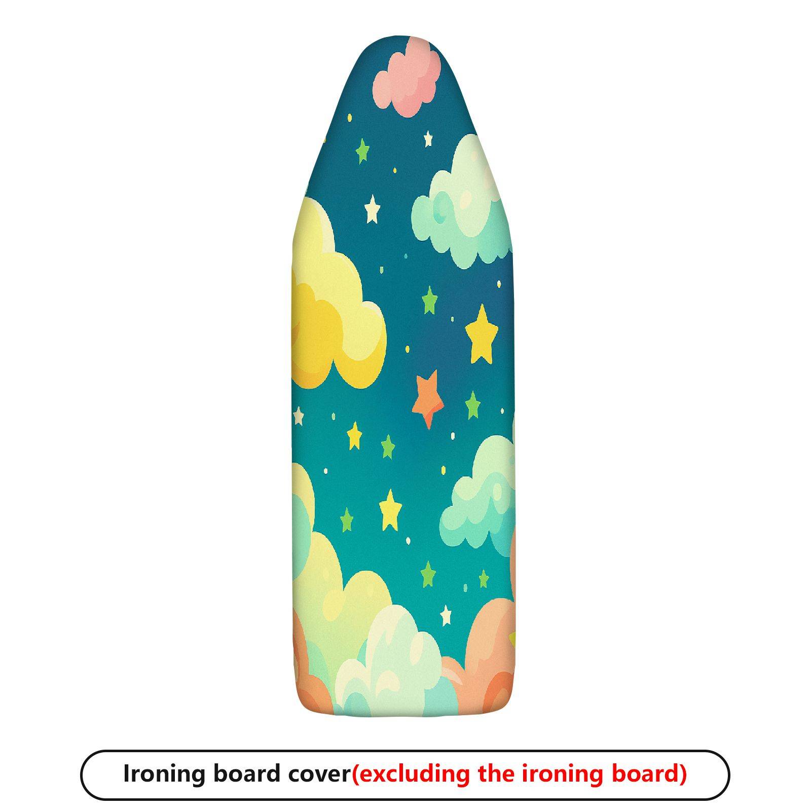 1-Piece Starry Sky Cloud Universe  Ironing Board Cover, Universal Size, Without Board