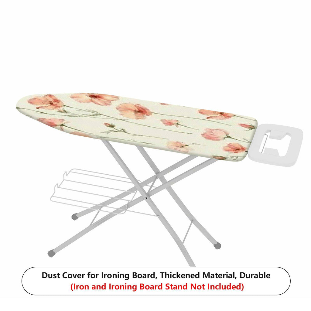 1-Piece Floral Pink Delicate  Ironing Board Cover, Universal Size, Without Board