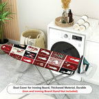 1-Piece Snowman Reindeer Stockings  Ironing Board Cover, Universal Size, Without Board