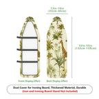 1-Piece Jungle Animal Safari  Ironing Board Cover, Universal Size, Without Board