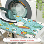 1-Piece Unicorn Star Colorful  Ironing Board Cover, Universal Size, Without Board