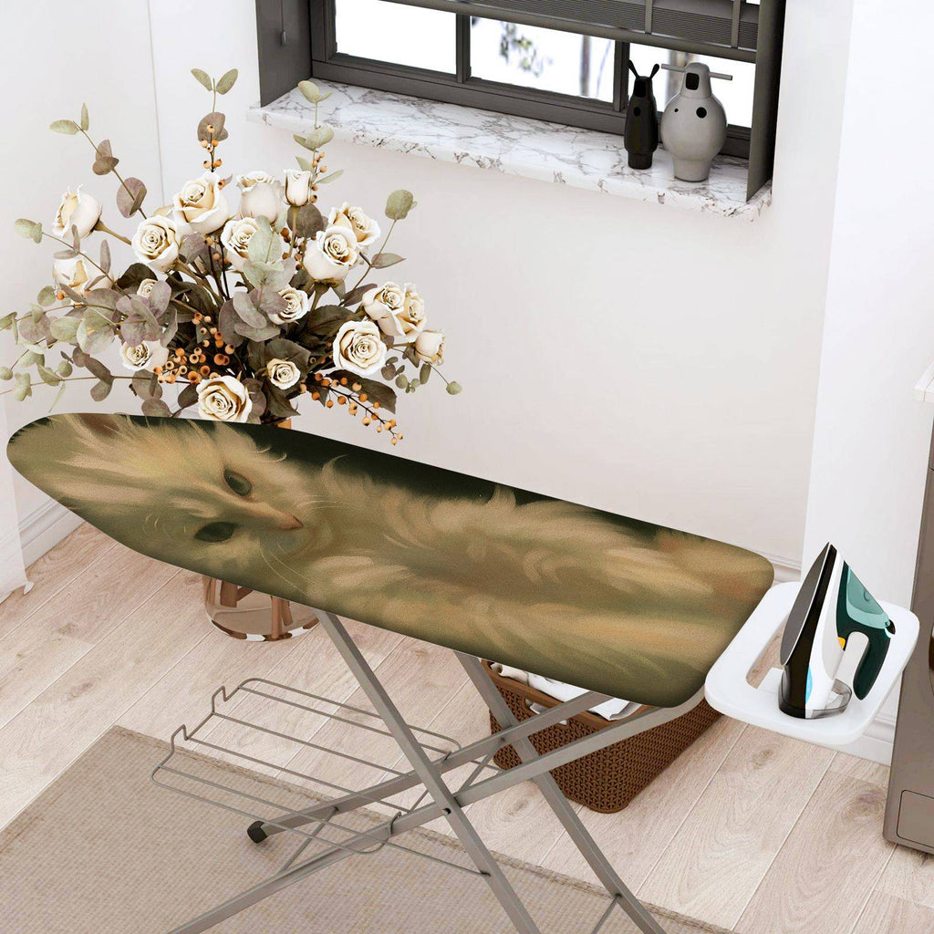 1-Piece Cat Print Feline Design Animal Art  Ironing Board Cover, Universal Size, Without Board