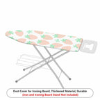 1-Piece Strawberry White Green Decorative  Ironing Board Cover, Universal Size, Without Board