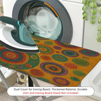 1-Piece Colorful Abstract Retro  Ironing Board Cover, Universal Size, Without Board