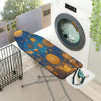 1-Piece Abstract Galaxy Stars Moon  Ironing Board Cover, Universal Size, Without Board