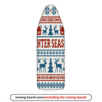 1-Piece Winter Christmas Deer  Ironing Board Cover, Universal Size, Without Board