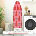 1-Piece Christmas Tree Bowknot Red  Ironing Board Cover, Universal Size, Without Board