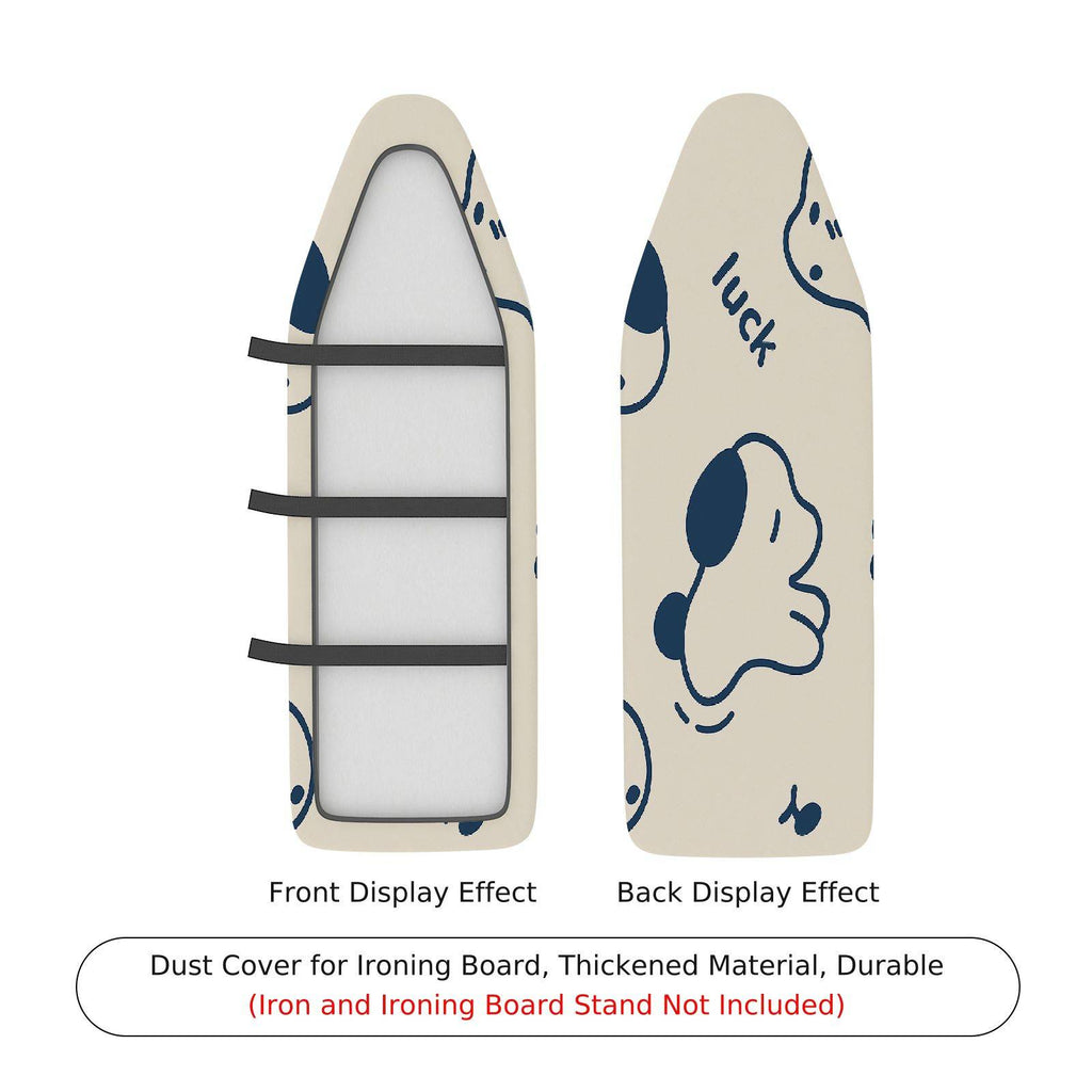 1-Piece Lucky Dog Happiness  Ironing Board Cover, Universal Size, Without Board