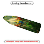 1-Piece Parrot Tropical Jungle  Ironing Board Cover, Universal Size, Without Board