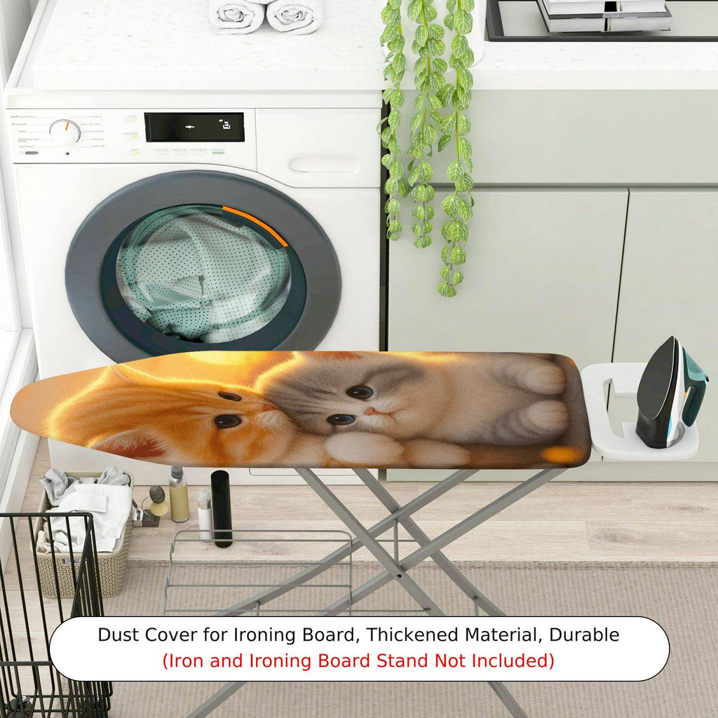 1-Piece Cute Cat Cozy Warm  Ironing Board Cover, Universal Size, Without Board