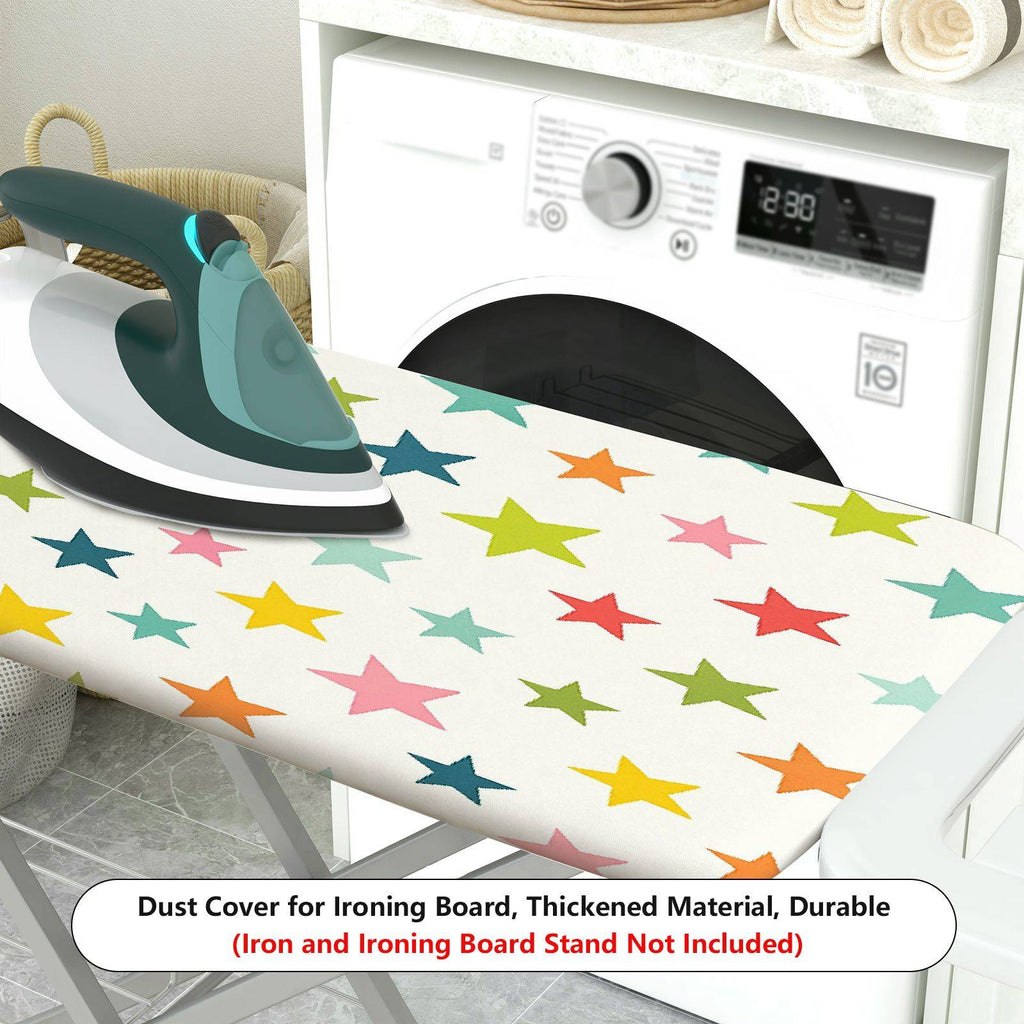1-Piece Star Pattern Colorful Print Decorative  Ironing Board Cover, Universal Size, Without Board