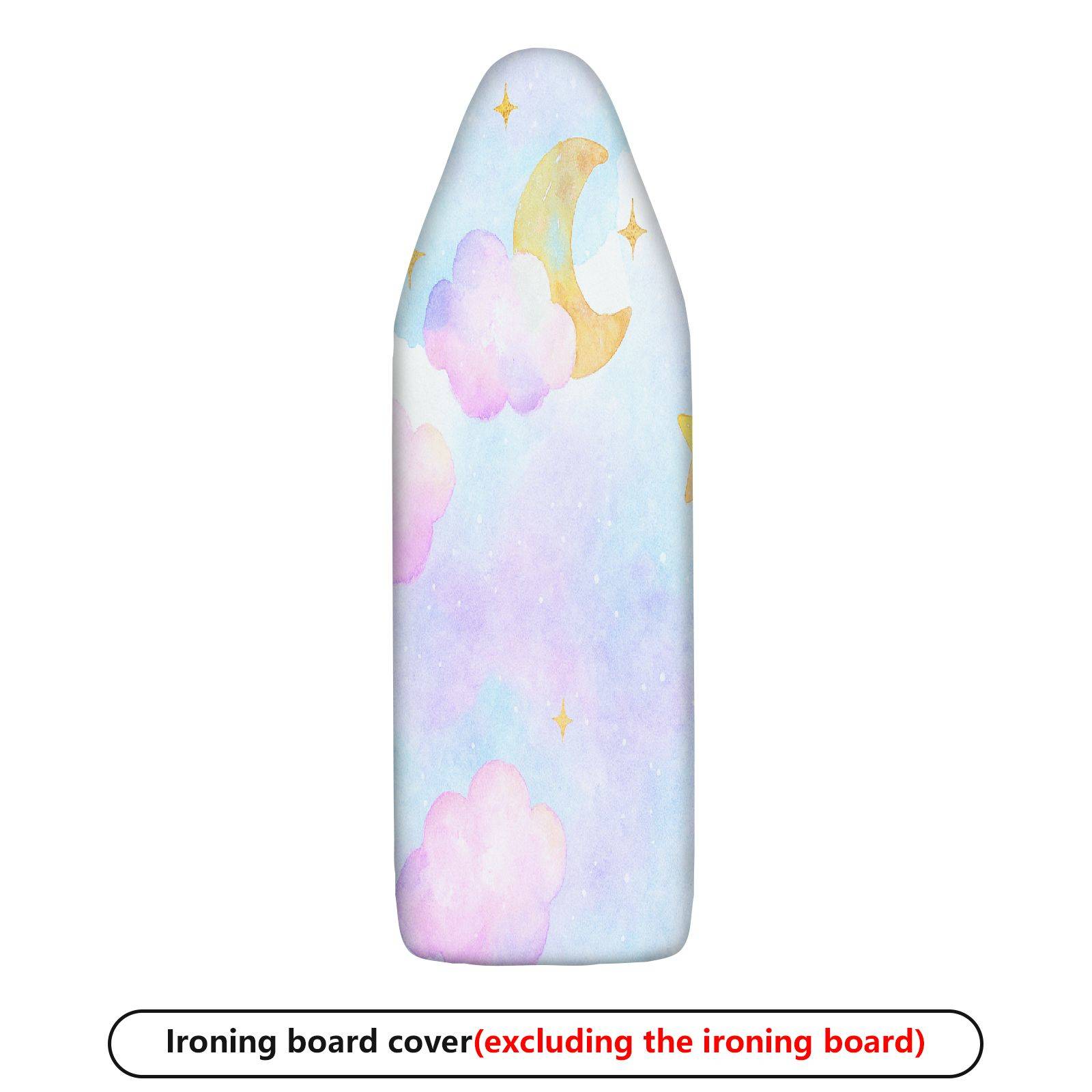1-Piece Starry Sky Moon Cloud  Ironing Board Cover, Universal Size, Without Board