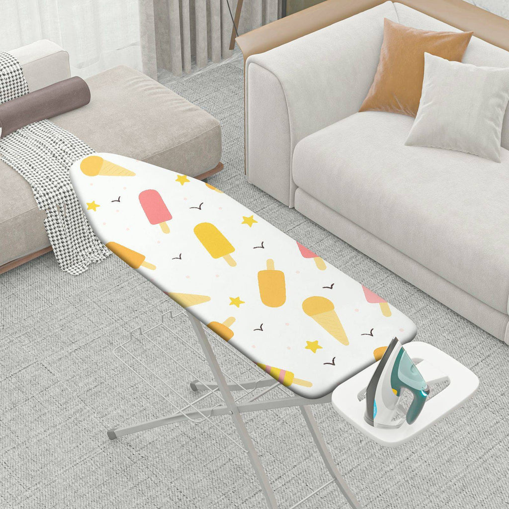 1-Piece Ice Cream Popsicle Star  Ironing Board Cover, Universal Size, Without Board