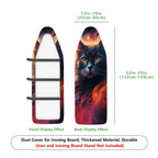 1-Piece Cat Galaxy Stars  Ironing Board Cover, Universal Size, Without Board
